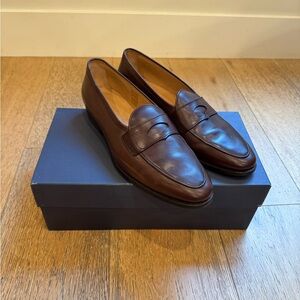 Suitsupply Dark Brown Leather Loafers